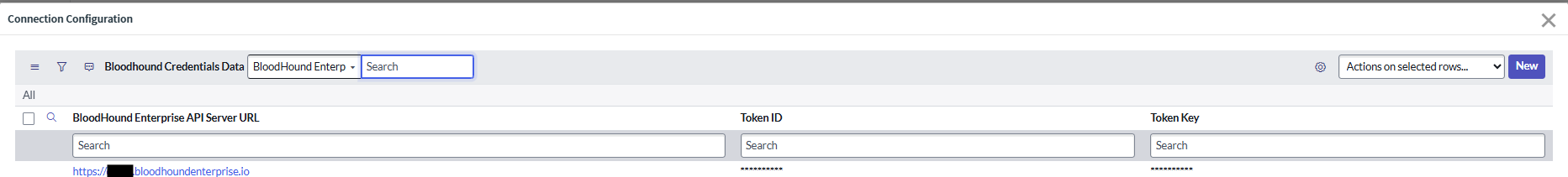 A view of the ServiceNow user interface showing the process of exiting the credentials form.